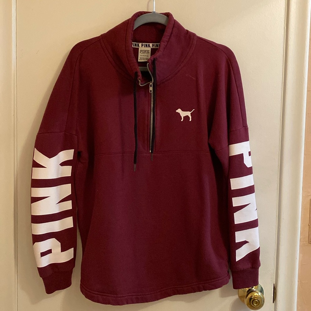 PINK Quarter Zip Hoodie
